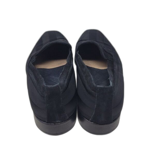 Emilio Franco Black Striped Slip On Loafers main image 6
